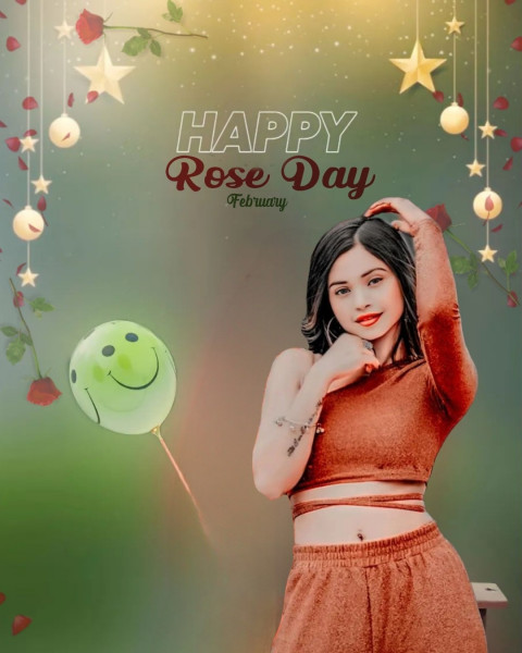 Happy Rose Day CB Background Download Free