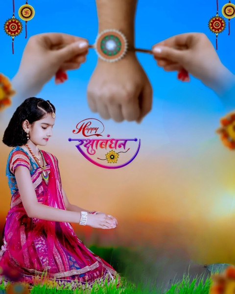 Happy Sister Rakhi New CB Background Free Images