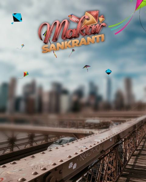 Hd Makar Sankranti Editing Background