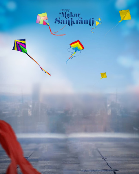 Hd Makar Sankranti Photo Editing Background