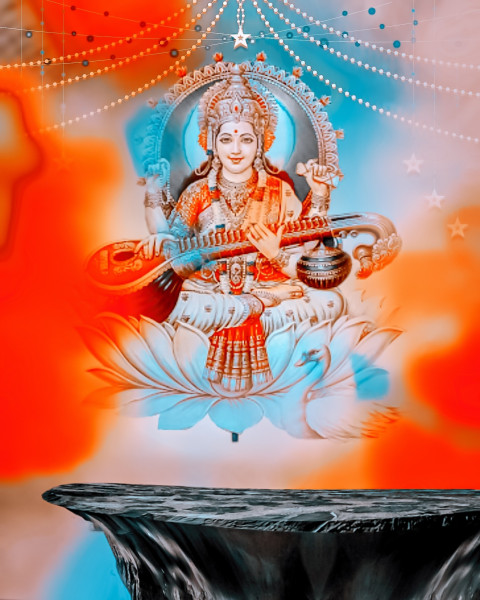 Hd Saraswati Puja Editing Background Free
