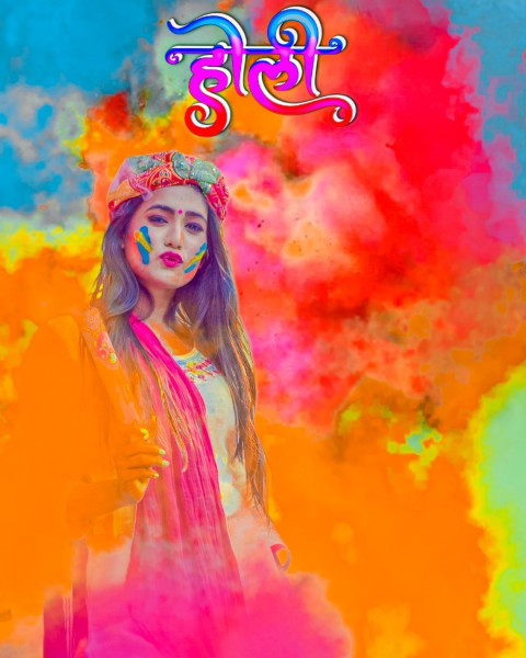Holi CB photo Editing Color Splash Girls Editing Background