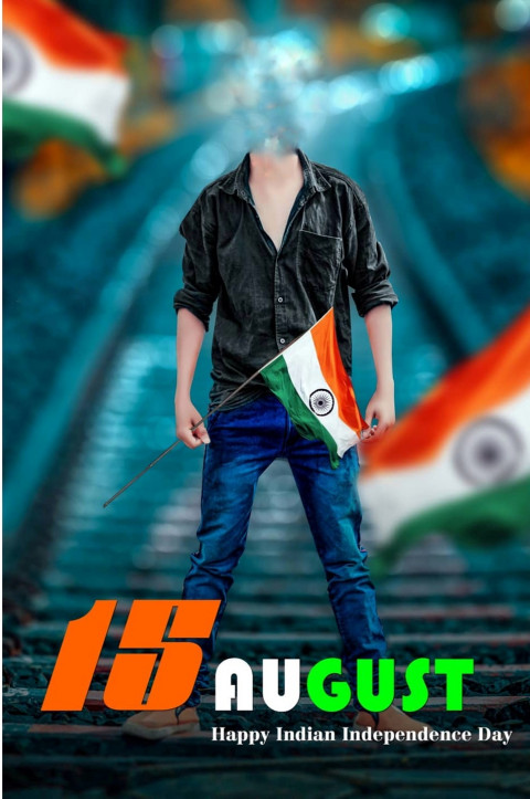 Independence Day 15 August Editing HD Background Without Head