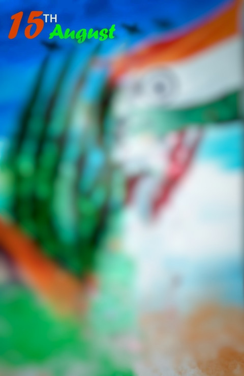 Independence Day 15 August Photo Editing Tiranga Background
