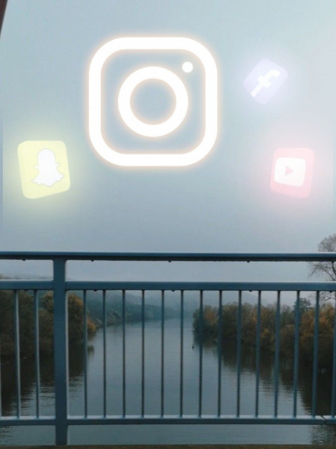 Instagram Glowing Background HD Editing