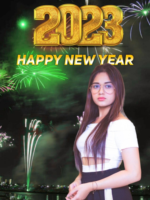 Jannat zubair 2023 New Year CB Background