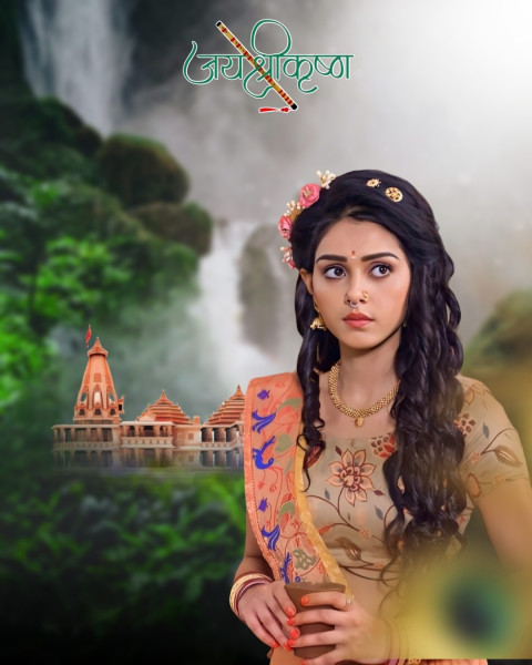 Krishna Janmashtami HD Photo Editing Background Pics