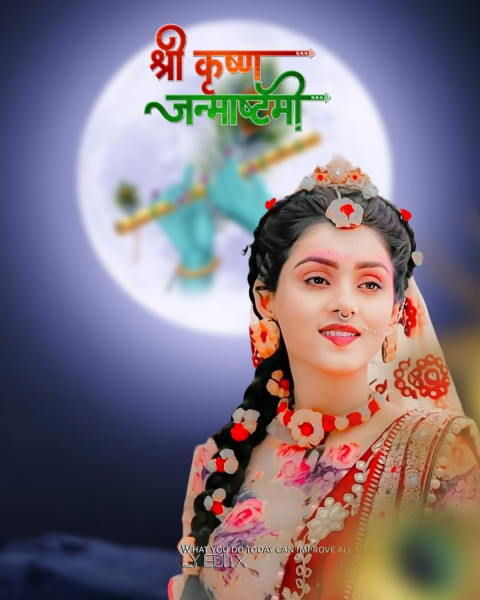 Krishna Janmashtami HD Photo Editing New Background Pics