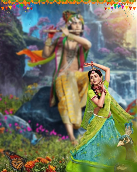 Krishna Janmashtami Photo Editing HD Backgrounds New Pics