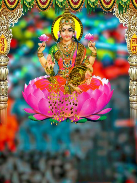 Lakshmi Puja Diwali Editing Background Full Stock Download