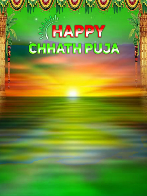Latest Chhath Puja Editing Photo Background Download New