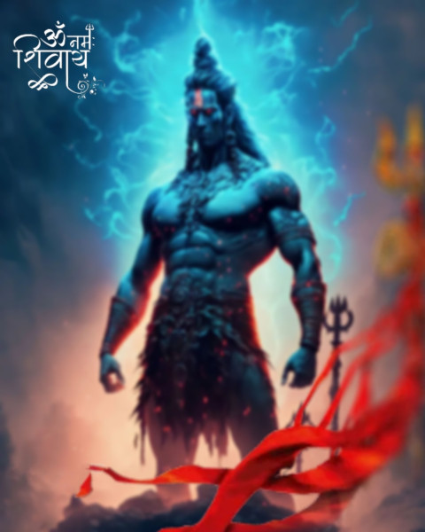 Lord Maha Shivratri Photoshop Editing HD Background