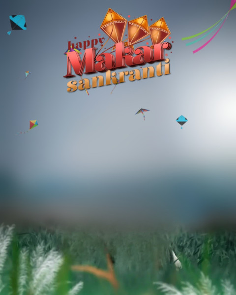 Makar Sankranti CB Editing Background Images HD