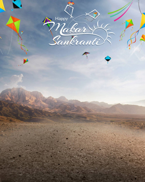 Makar Sankranti HD Editing Background Download
