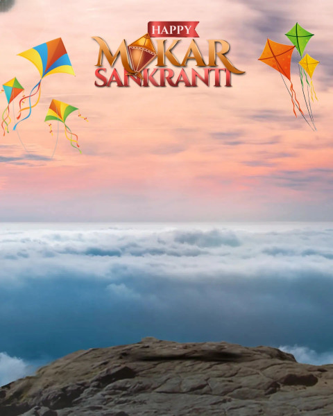 Makar Sankranti HD Editing Background For CB Photo