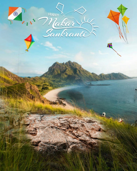 Makar Sankranti HD Editing Background Free Download