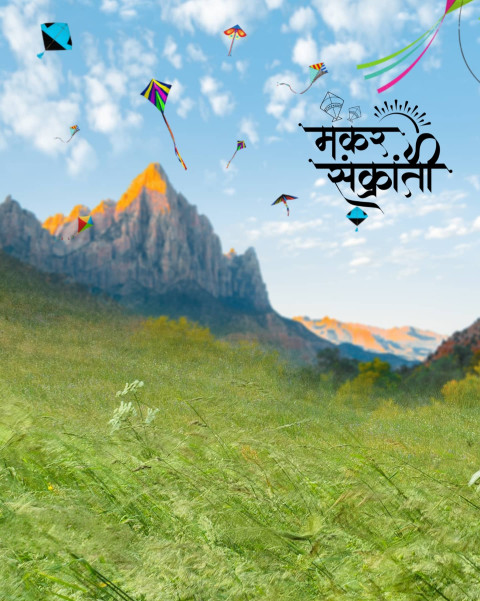Makar Sankranti HD Photo Editing Background Full HD