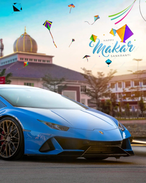 Makar Sankranti Photoshop Editing Background Hd