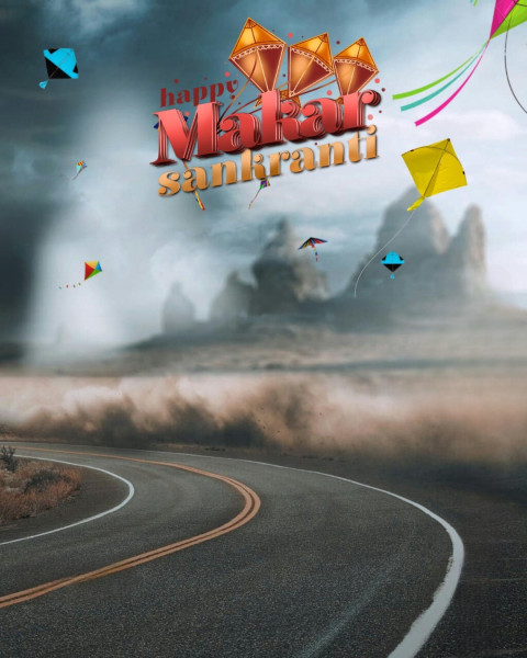 Makar Sankranti Special HD Background For CB Editing