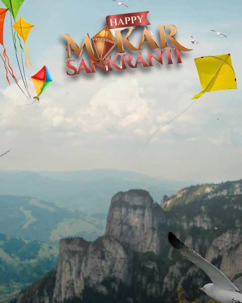 Makar Sankranti Wishes Hd Backgrounds For Editing