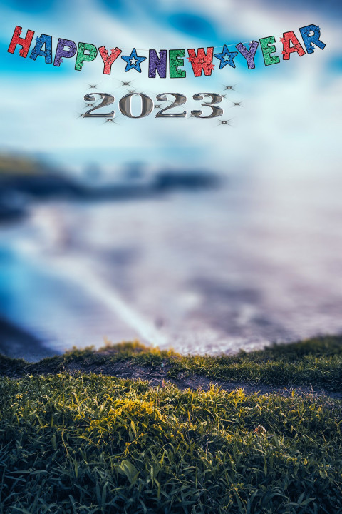 Manipulation 2023 Happy New Year Background HD For Editing Pic