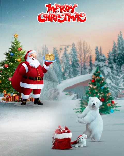 Merry Christmas Day Background hd Photoshop Cb Photo Editing