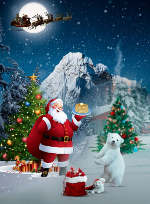 Merry Christmas Day Editing Background For Photoshop Cb