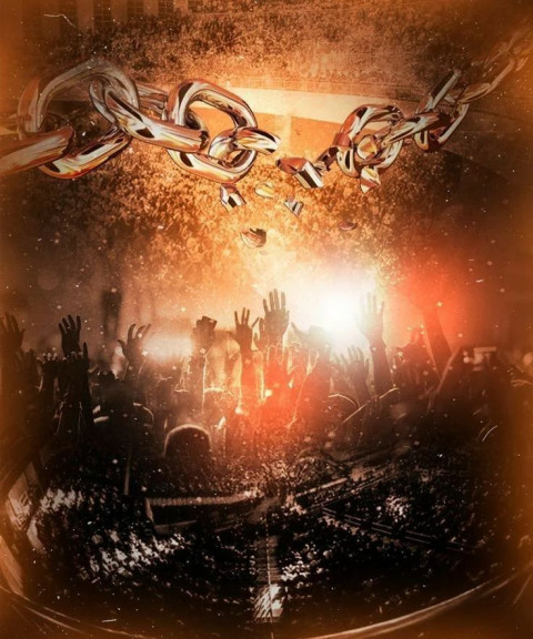 Movie Poster Chain Creative Editing HD Background Free