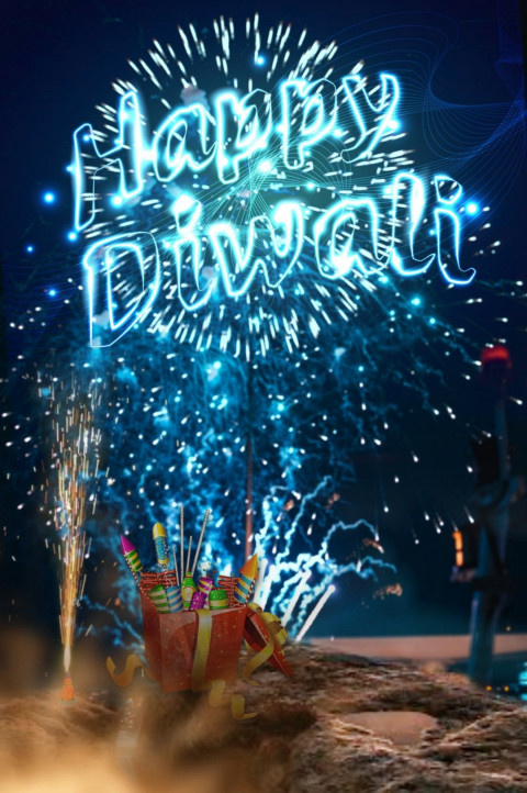 New Diwali CB Photo Editing Fireworks Background Img
