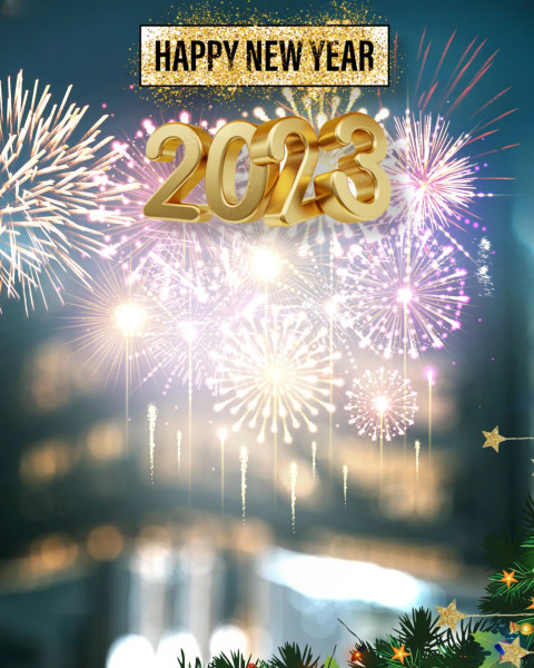 Photo Editing 2023 Happy Near Year Background Full HD