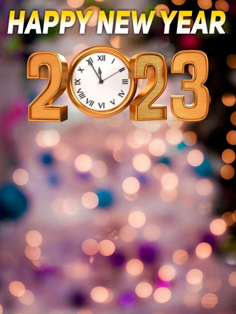 Photo Editing Happy New Year 2023 Big Size Background HD