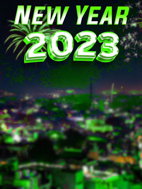Photoshop Editing Happy New Year 2023 Background Download