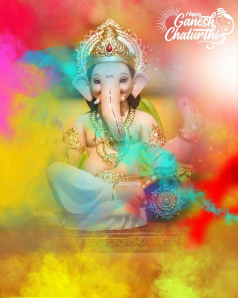 Photoshop Ganesh Chaturthi CB Picsart Background Download