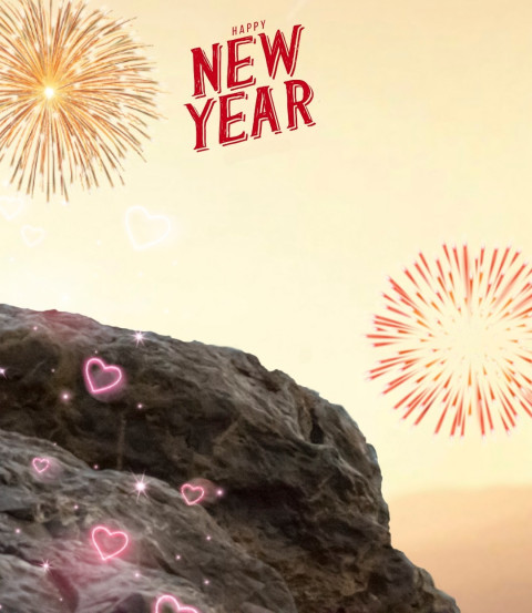 Photoshop Happy New Year 2023 Editing Background