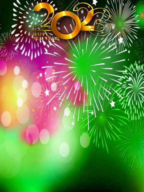 Photoshop Happy New Year 2023 photo Editing CB Background