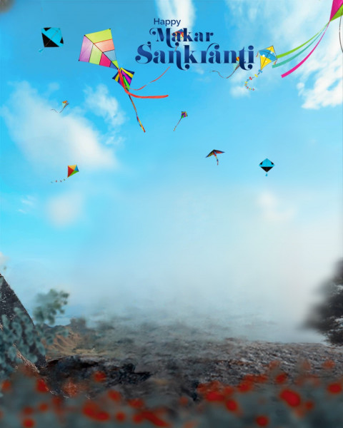Photoshop Makar Sankranti Background Images