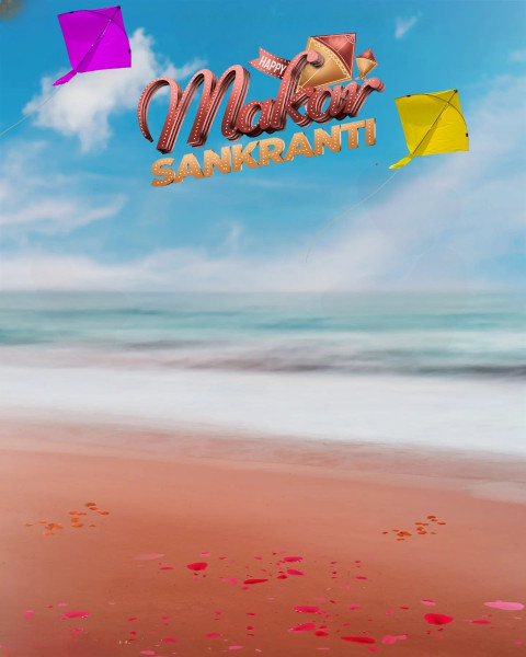 Photoshop Makar Sankranti Editing Background HD