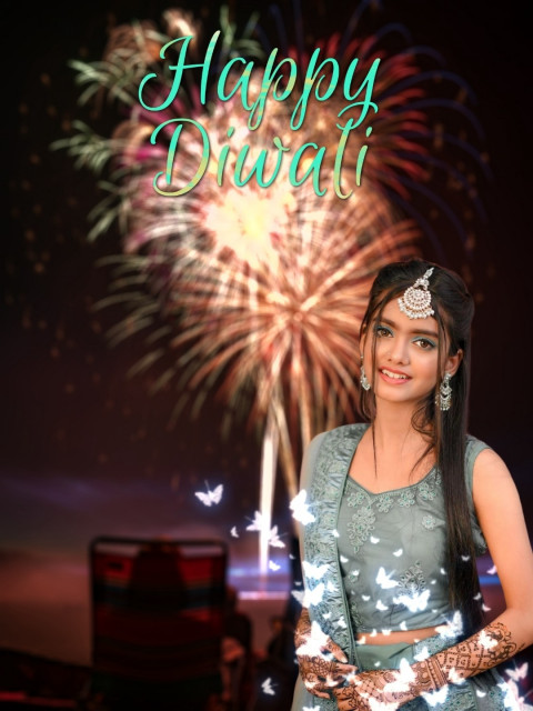 PicsArt Diwali Editing Background With Girl
