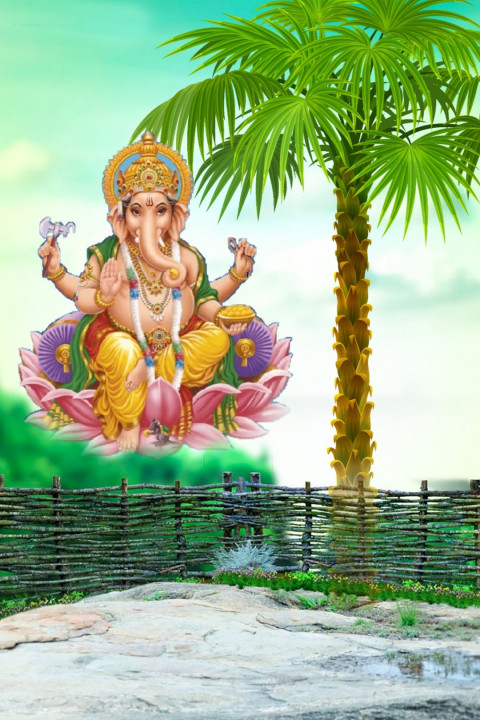 Picsart Ganpati Bappa Editing CB Background HD Download Img