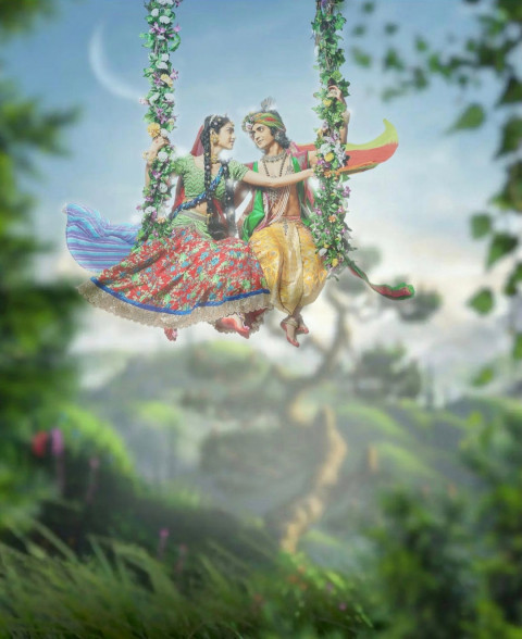 PicsArt HAppy Janmashtami Special Editing Background For Photoshop
