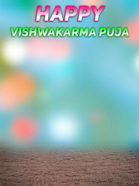 PicsArt Happy Vishwakarma Puja HD Background For Photo Editing