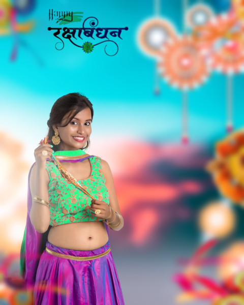 Rakhi Photo Editing Sister Hd Background Download