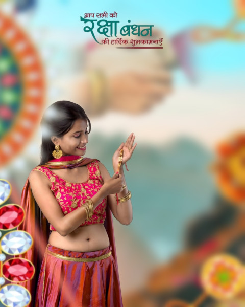 Raksha Bandhan CB Editing Background Full Wallpapers