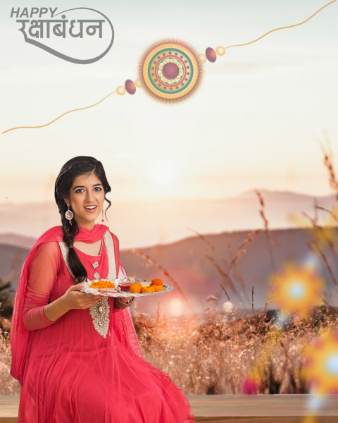 Raksha Bandhan CB PicsArt Editing Background With Sister