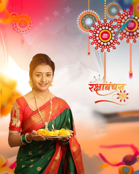 Raksha Bandhan Photoshop Editing Background With Sister Images