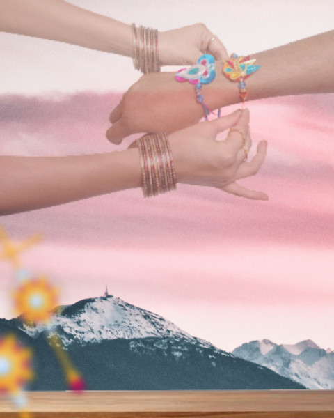 Raksha Bandhan PicsArt Photo Editing HD Background
