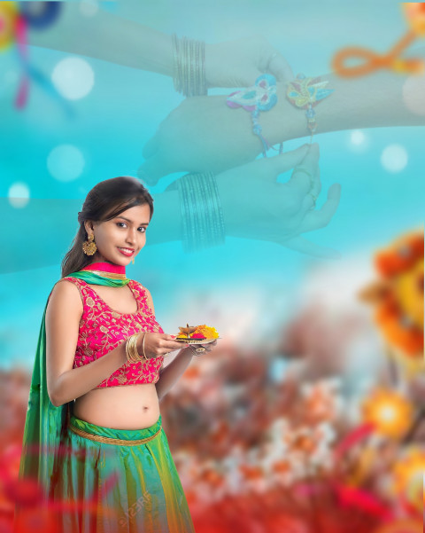 Rakshabandhan Editing CB PicsArt Background With Sister