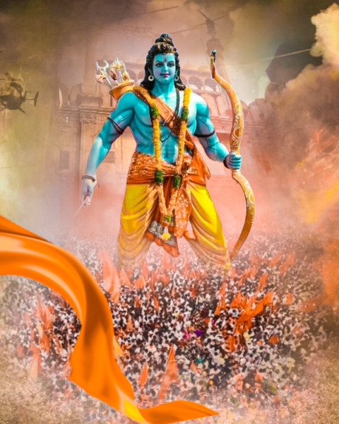Ram Navmi Marathi Banner Images CB Background