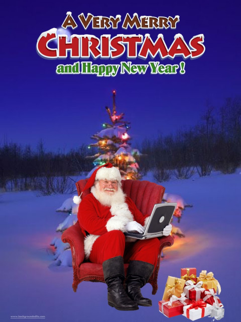 Santa Claus Hd Backgrounds For CB Photo Editing
