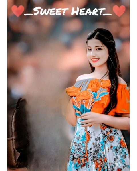 Sewwt Heart CB Editing Girl Background Full HD
